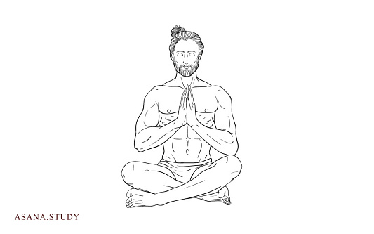 Сукхасана (удобная поза)