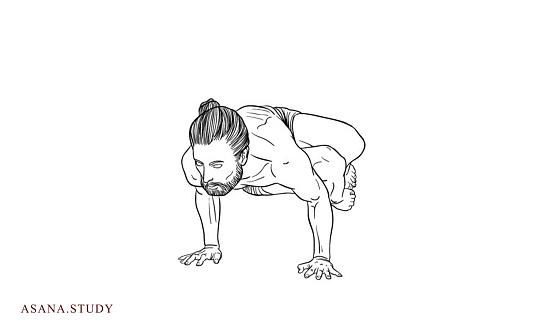 Паршвабакасана