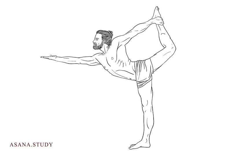 Натараджасана (поза танцующего Шивы ) в йоге: техника выполнения, польза и вариации