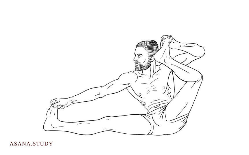 Акарна дханурасана: техника выполнения, польза и противопоказания