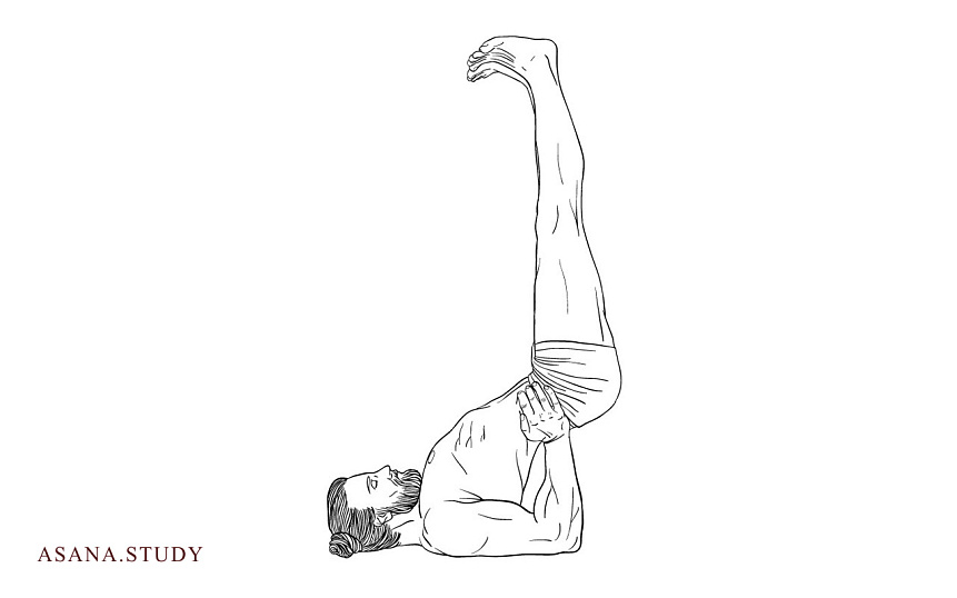 Випарита карани мудра (поза согнутой свечи) в йоге: польза, техника выполнения и вариации