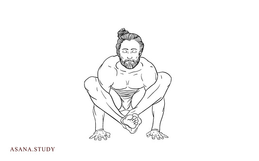 Асана бхуджапидасана