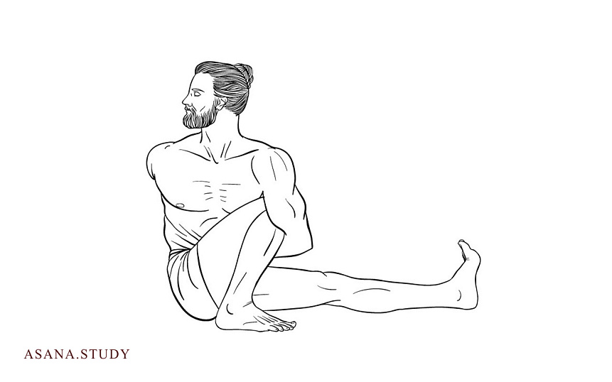 Маричиасана 3: подробное руководство по скрутке сидя