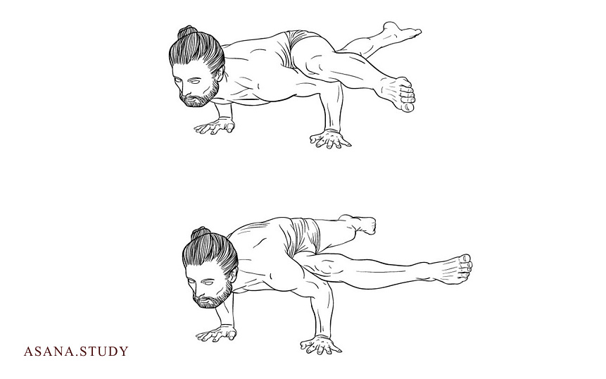 Эка пада каудиниасана: асана для баланса и силы