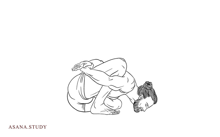 Маричиасана 2: подробное руководство по позе мудреца Маричи в полулотосе