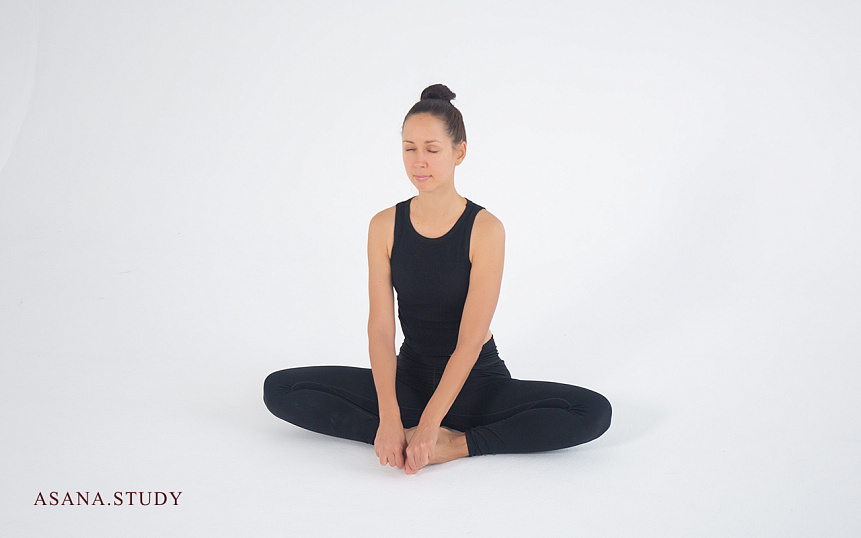 Баддха конасана