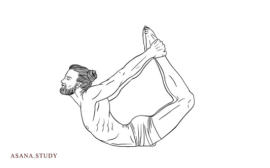 Дханурасана (поза лука)