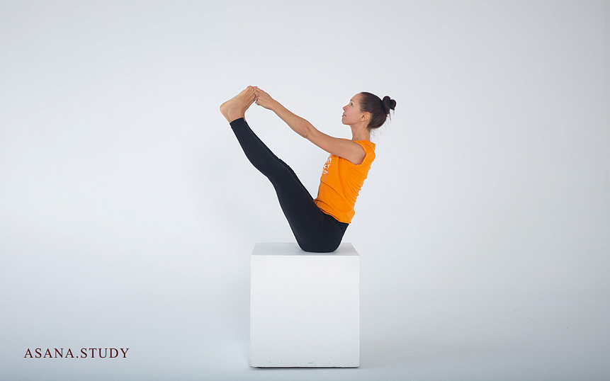 Убхая падангуштхасана (поза захвата больших пальцев обеих ног)