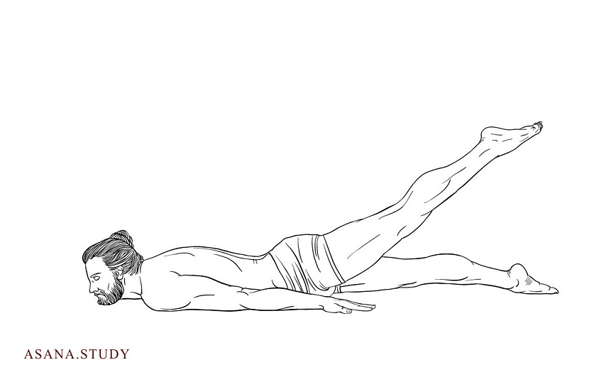 Ардха шалабхасана: укрепляем спину и готовимся к прогибам